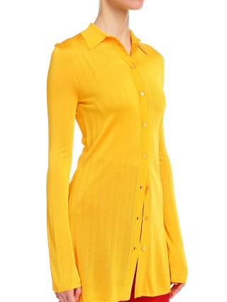 Жёлтая рубашка JOSEPH: фото 3 - Invogue